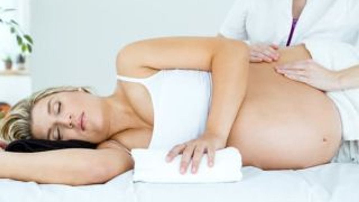 Prenatal massage at Ngải Spa